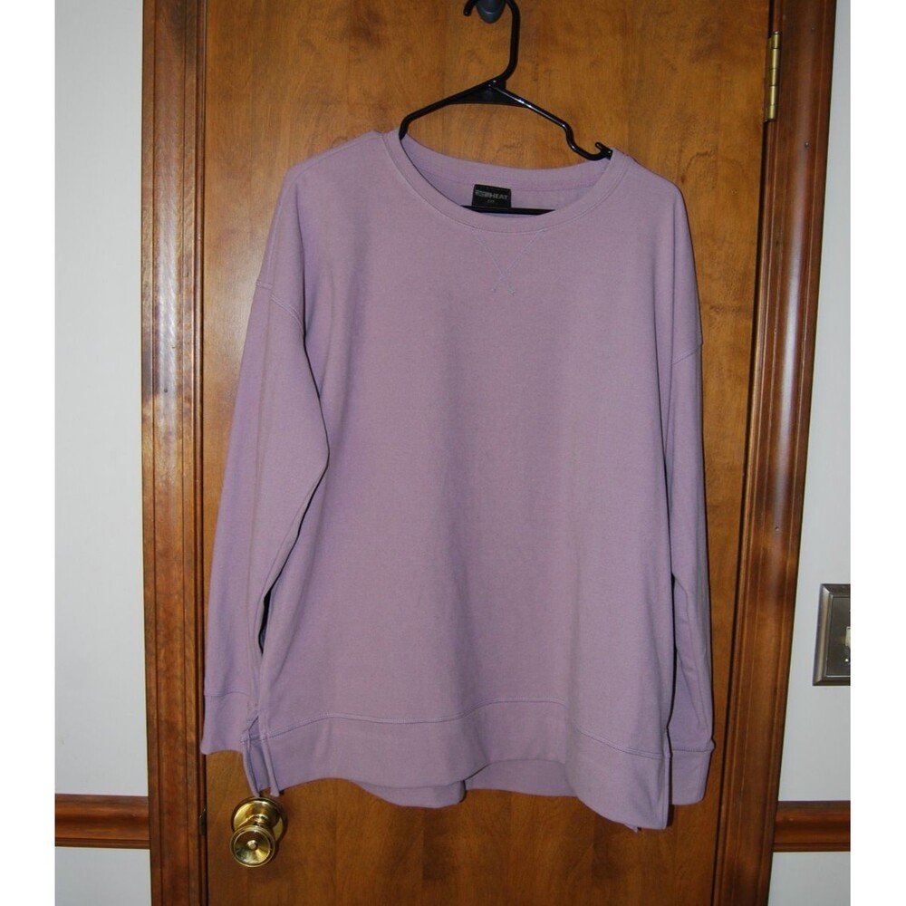 32 Degrees Heat Ladies Purple Pullover Sweatshirt Size XLarge